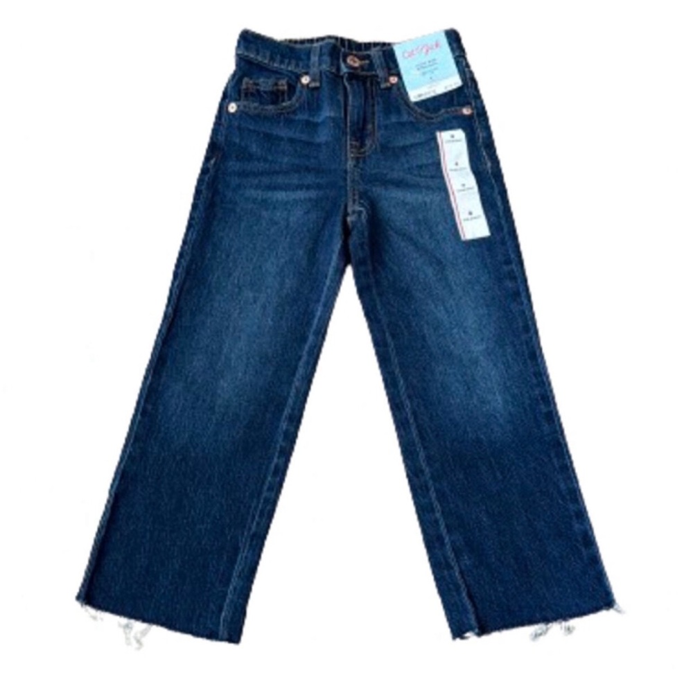 017‎ NWT Cat & Jack High Rise Straight Ankle Jean - Size: 4